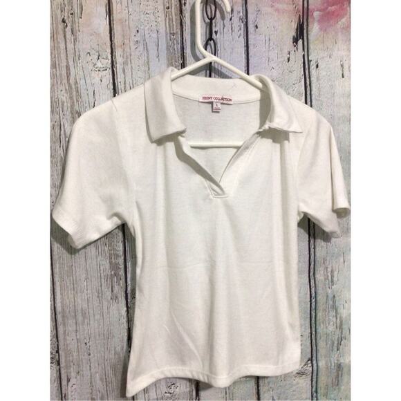 Heiny Collection Size Large White Crop Top - Picture 9 of 9